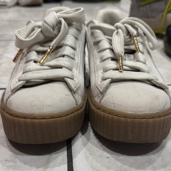 Puma Cream Platform Sneakers - Picture 3 of 5